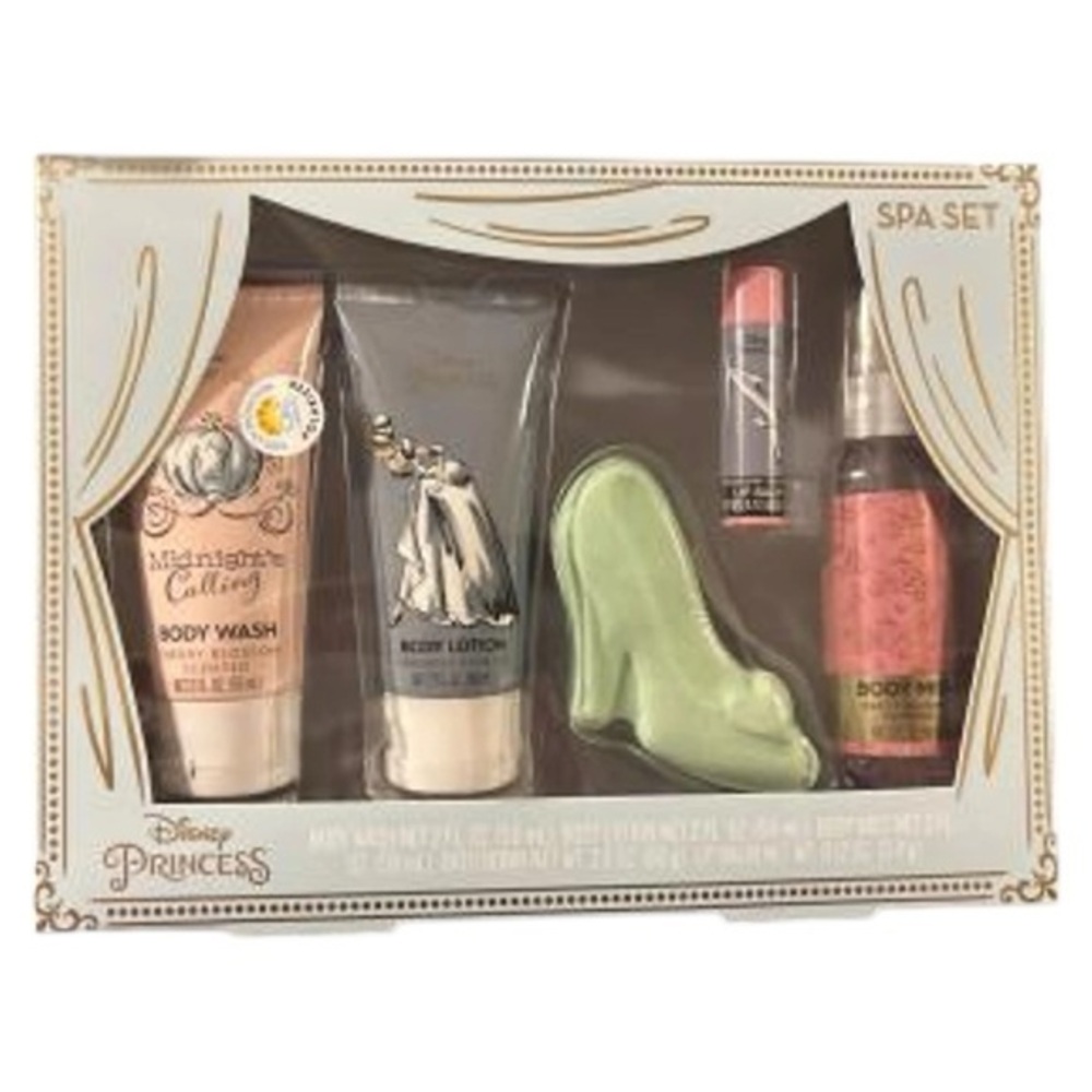 3/$25 Disney Princess Cinderella 5 Piece Travel Size Spa Set